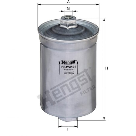 Hengst Fuel Filter, H84Wk01 H84WK01